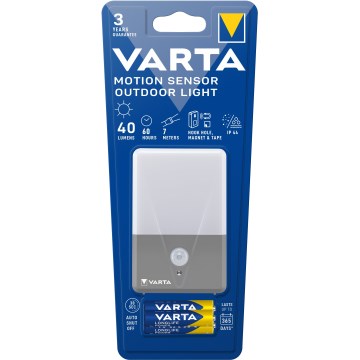 Varta 16634101421 - LED Camping ficklampa med sensor LED/3xAAA IP44