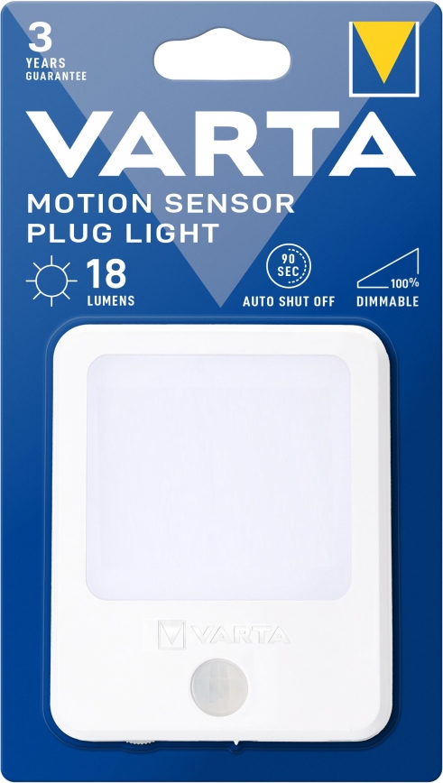 Varta 18624101401 - LED Ljusreglerad nattlampa med sensor LED/230V
