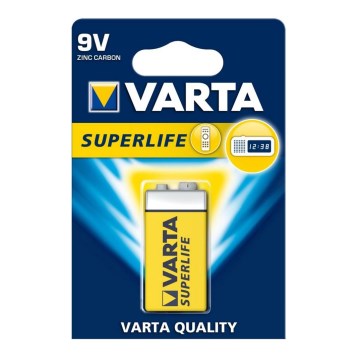 Varta 2022 - 1st Bilbon Zinkbatterier UPERLIFE 9V