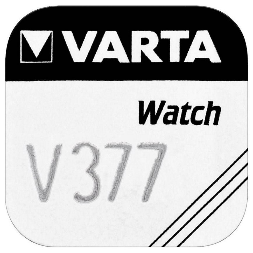 Varta 3771 - 1st Silveroxid knappcellsbatterier V377 1,5V
