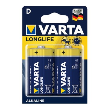 Varta 4120 - 2 delar Alkaline batteri  LONGLIFE EXTRA D 1,5V