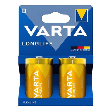 Varta 4120101422 - 2 delar Alkaliskt batteri LONGLIFE D 1,5V