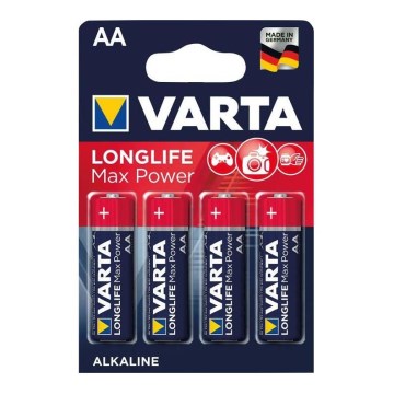 Varta 4706101404 - 4st Alkaliska batterier LONGLIFE AA 1,5V