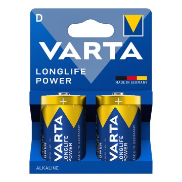 Varta 4920121422 - 2 delar Alkaliskt batteri LONGLIFE POWER LR20/D 1,5V
