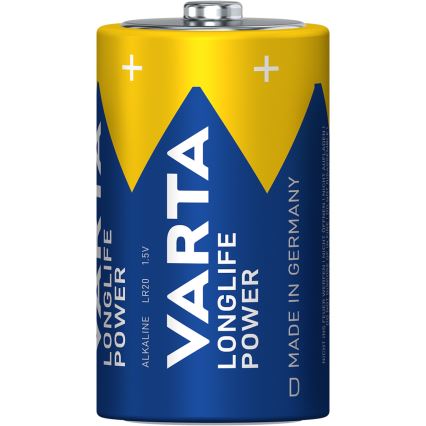 Varta 4920121422 - 2 delar Alkaliskt batteri LONGLIFE POWER LR20/D 1,5V