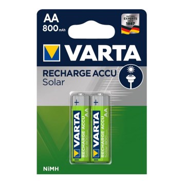 Varta 56736 - 2 st uppladdningsbara batterier SOLAR ACCU AA NiMH/800mAh/1,2V