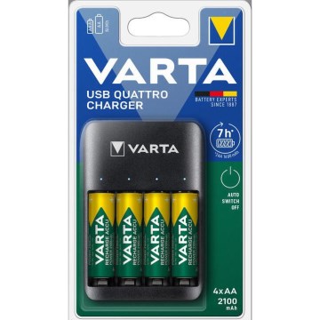 Varta 57652101451 - Batteriladdare 4xAA/AAA 2100mAh 5V