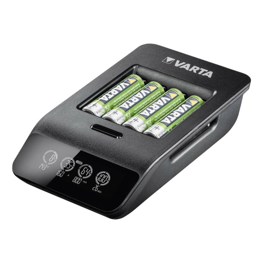 VARTA 57684 - LCD Smart Laddare 4xAA/AAA charging 1,5h