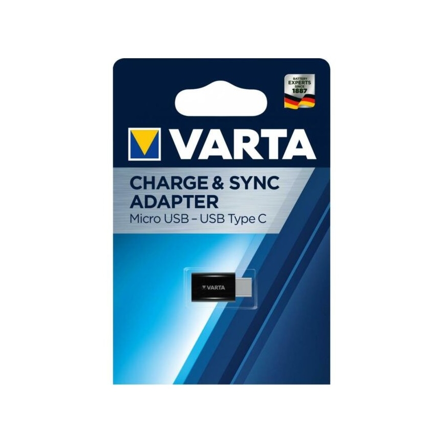 Varta 57945101401 - Micro-USB till USB-C-adapter
