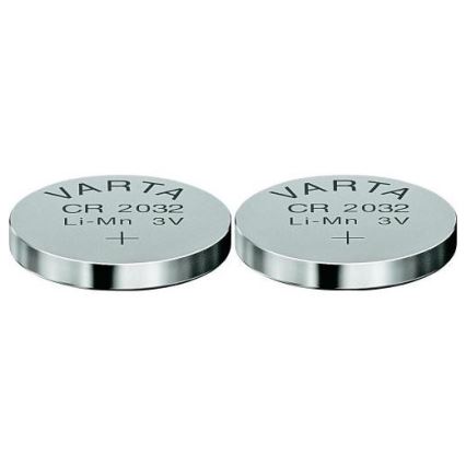 Varta 6032101402 - 2 st Litium knappcellsbatterier ElektroniskS CR2032 3V