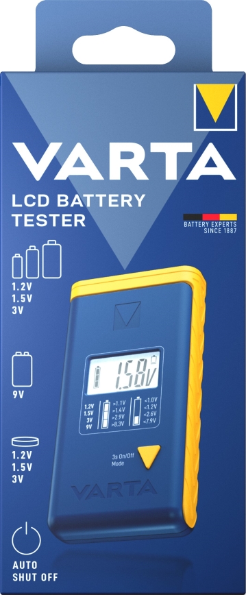 Varta 893101111 - Batteritestare 3V