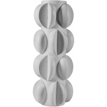 Vas 37x19 cm harts/matt vit