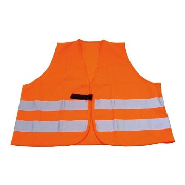 Väst med reflexband orange storlek UNI