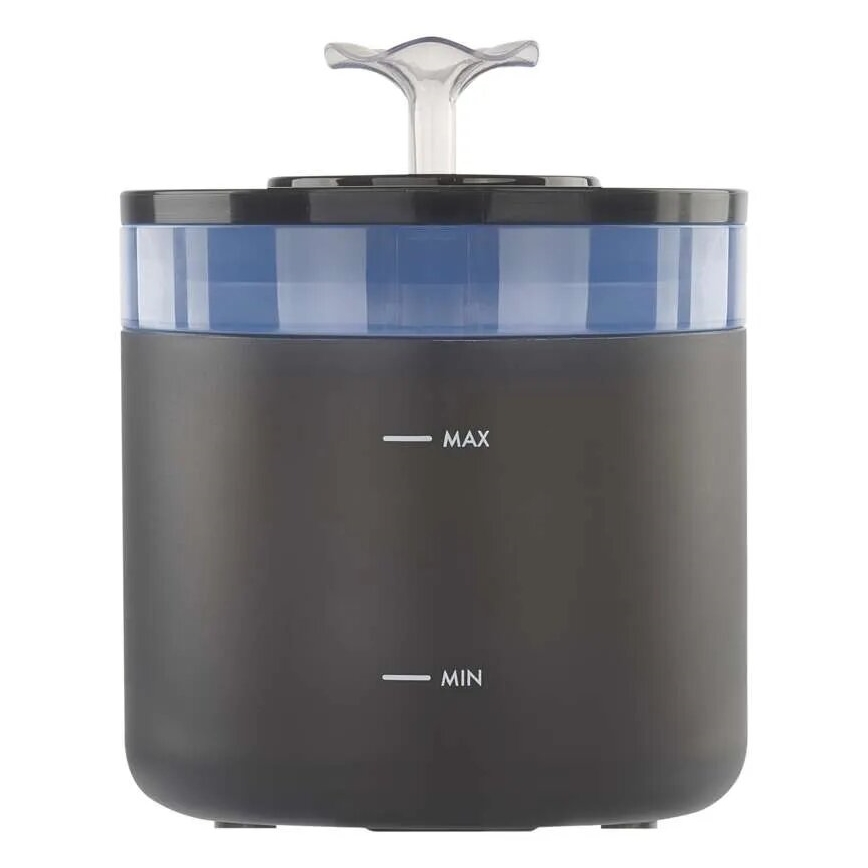 Vattenfontän för husdjur 2,6 l/5V grå