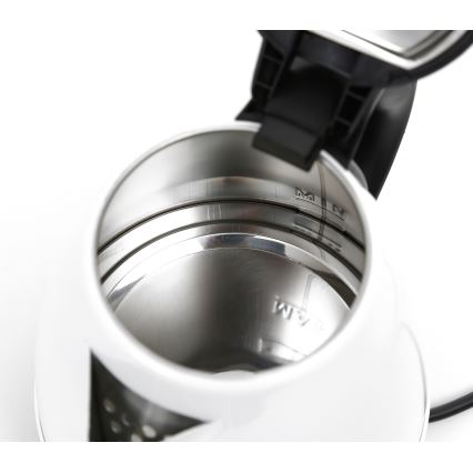 Vattenkokare 1,2 l 1000W/230V vit 