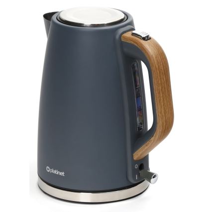 Vattenkokare 1,7 l 2400W/230V rostfritt /grå