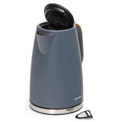 Vattenkokare 1,7 l 2400W/230V rostfritt /grå
