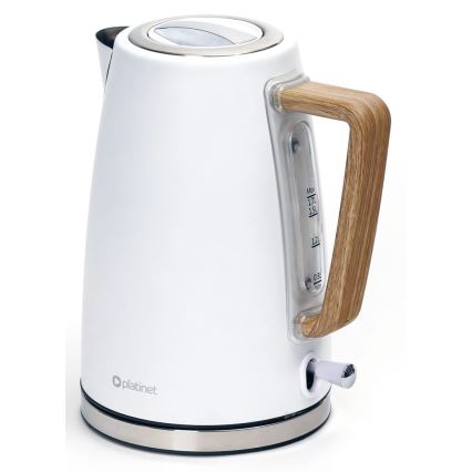 Vattenkokare 1,7 l 2400W/230V rostfritt /vit 