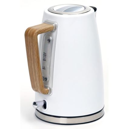Vattenkokare 1,7 l 2400W/230V rostfritt /vit 