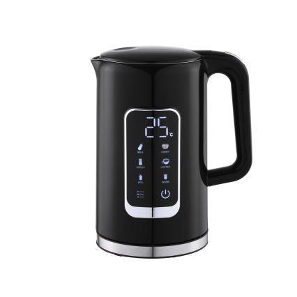 Vattenkokare med LCD display 1,7 l 2200W/230V svart + resemugg 450 ml