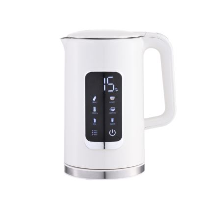 Vattenkokare med LCD display 1,7 l 2200W/230V vit + resemugg 450 ml