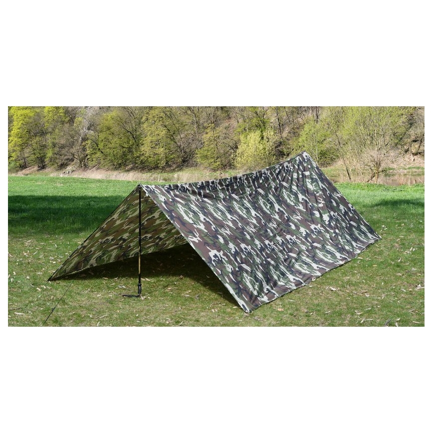 Vattentät presenning 3x4 m kamouflage 3x4 m kamouflage