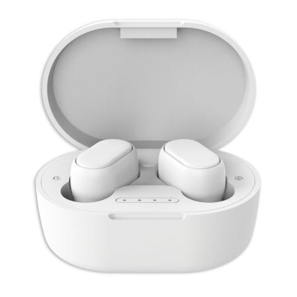 Vattentäta trådlösa hörlurar Bluetooth vit