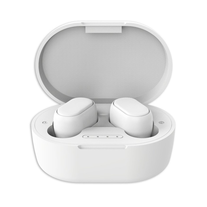 Vattentäta trådlösa hörlurar Bluetooth vit