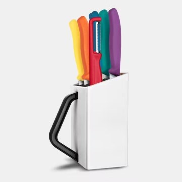 Victorinox - Knivset i knivblock SWISS CLASSIC, 7 delar, flerfärgat