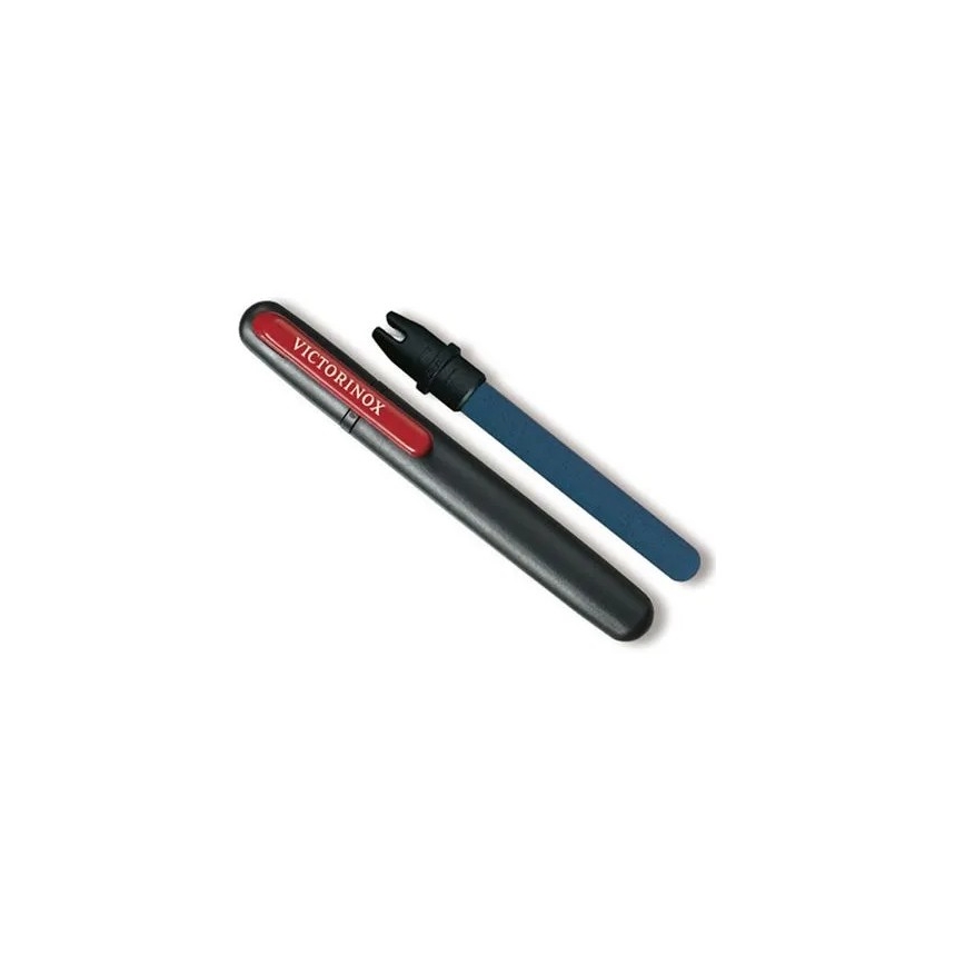 Victorinox - Knivvässare 23 cm svart/röd