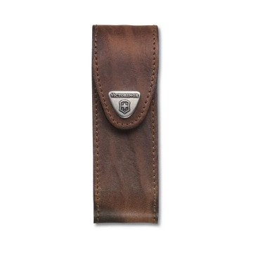 Victorinox - Läderfodral för kniv 11,1 cm brun