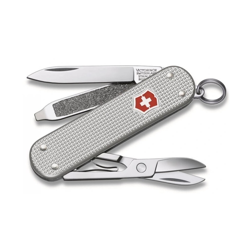Victorinox - Multifunktionell fickkniv CLASSIC ALOX 5,8 cm/5 funktioner silver