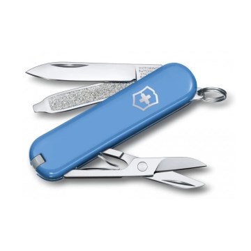 Victorinox - Multifunktionell fickkniv CLASSIC SD 5,8 cm/7 funktioner ljusblå