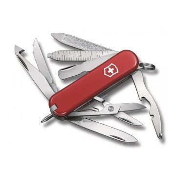 Victorinox - Multifunktionell fickkniv MINICHAMP 5,8 cm/18 funktioner röd
