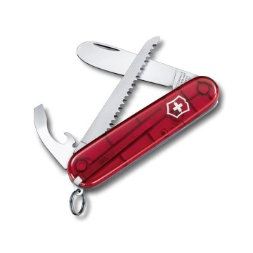 Victorinox - Multifunktionell fickkniv MY FIRST VICTORINOX 8,4 cm/8 funktioner röd