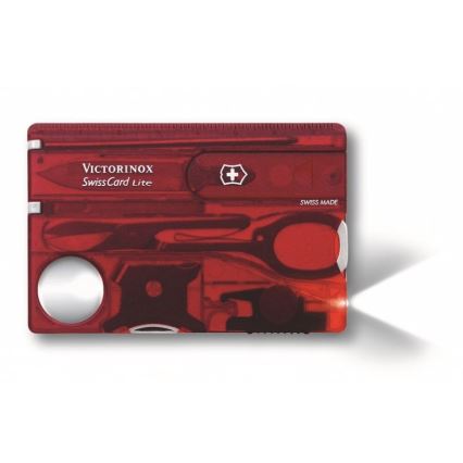 Victorinox - Multifunktionell uppsättning 13 funktioner röd
