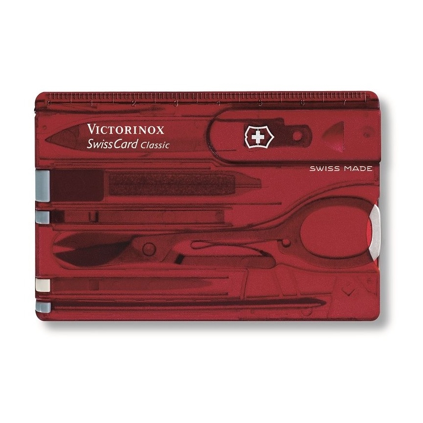 Victorinox - Multifunktionellt set 10 funktioner röd