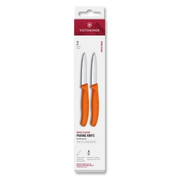 Victorinox - Sats med grönsaksknivar SWISS CLASSIC 8 cm 2 st orange