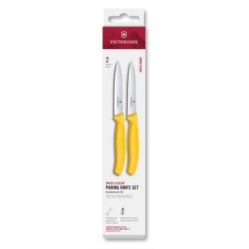 Victorinox - Set med grönsaksknivar SWISS CLASSIC 10 cm, 2 st, gul