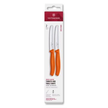 Victorinox - Set med grönsaksknivar SWISS CLASSIC 11 cm 2 st orange