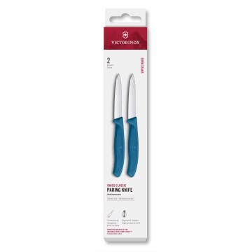 Victorinox - Set med grönsaksknivar SWISS CLASSIC, 8 cm, 2 st, blå