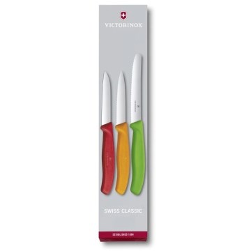 Victorinox - Set med köksknivar för grönsaker 3 delar mix med färger