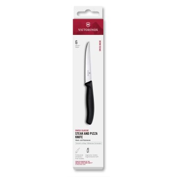 Victorinox - SWISS CLASSIC set med 6 stekknivar, 11 cm, svart