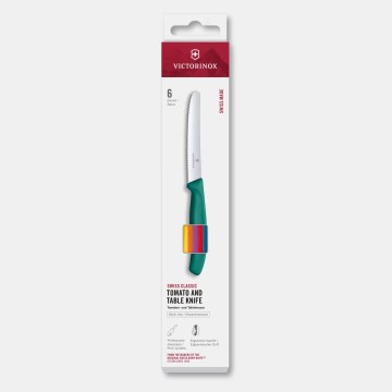 Victorinox - SWISS CLASSIC Set med grönsaksknivar 11 cm, 6 st, flerfärgat