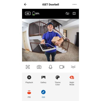 Video ringklocka med rörelsedetektor Full HD 1080p 5200 mAh IP65 Wi-Fi antracit