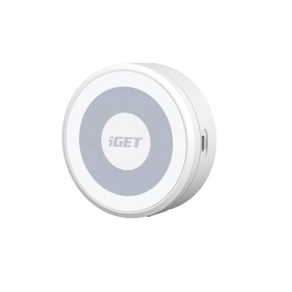 Video ringklocka med rörelsedetektor Full HD 1080p IP65 Wi-Fi vit + högtalare