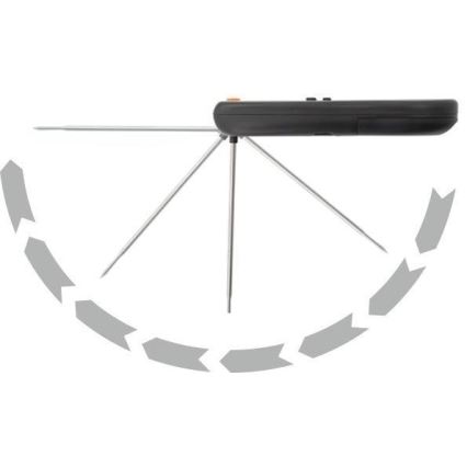 Vikbar digital kötttermometer 0-300°C 2xAAA