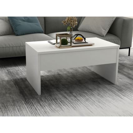 Vikbart soffbord AKILLI 44,8x90 cm vit