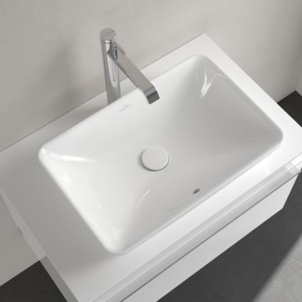 Villeroy & Boch 41135501 - Tvättställ för bänkskiva VENTICELLO 55,5x36 cm keramik/vit