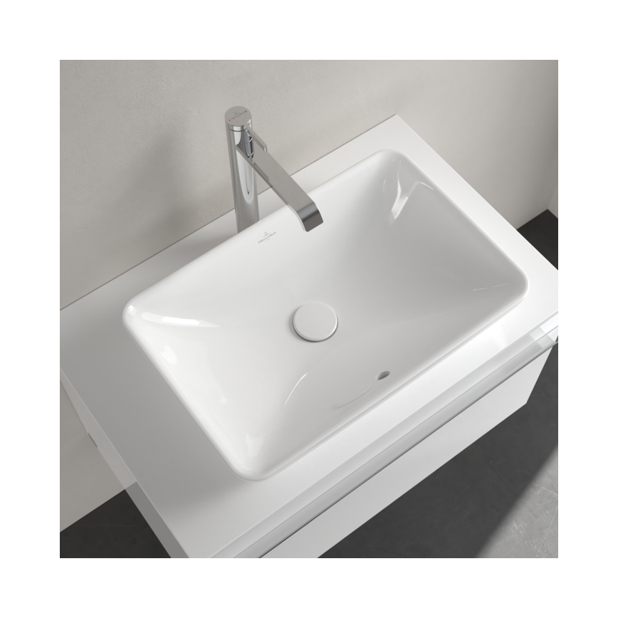 Villeroy & Boch 411355R1 - Tvättställ för bänkskiva VENTICELLO 55,5x36 cm keramik/vit